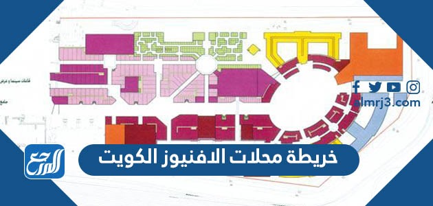 خريطة محلات الافنيوز الكويت