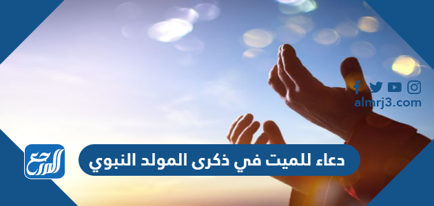 دعاء للميت في ذكرى المولد النبوي 2026 أجمل أدعية للمتوفي في المولد النبوي