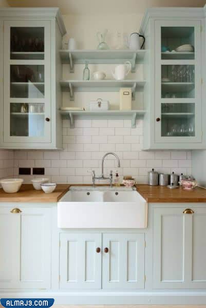 أشكال ديكورات مطبخ عصرية للمطابخ الصغيرة والضيقة