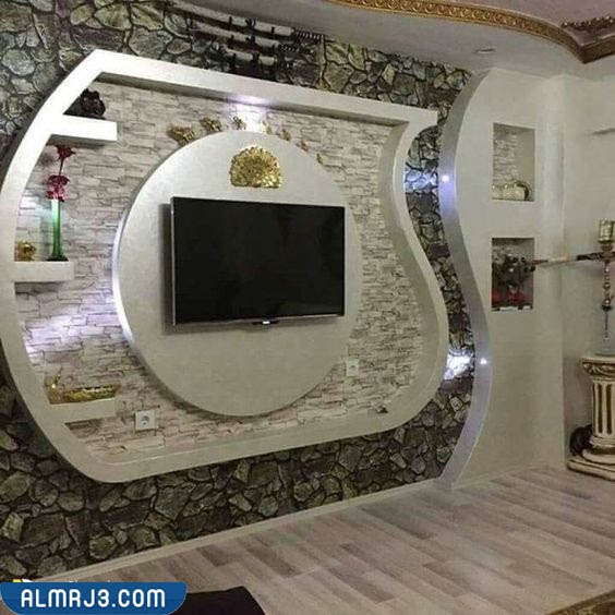 ديكورات جبس بورد شاشات بلازما