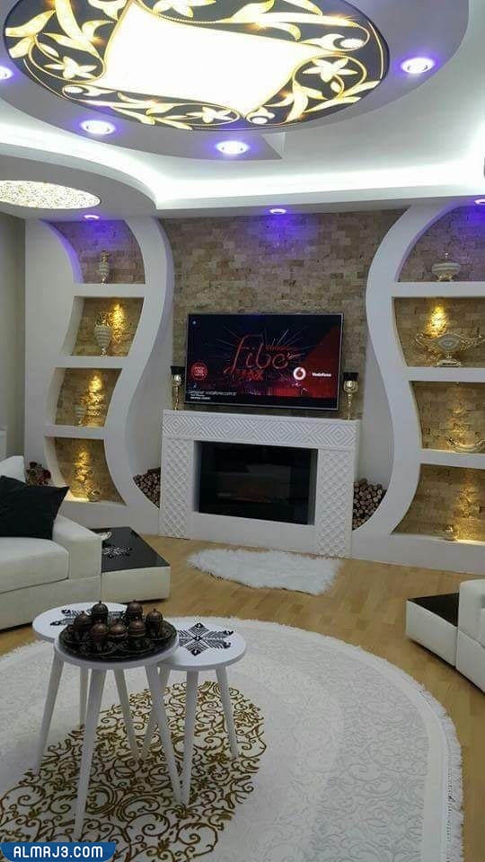 ديكورات جبس بورد شاشات بلازما