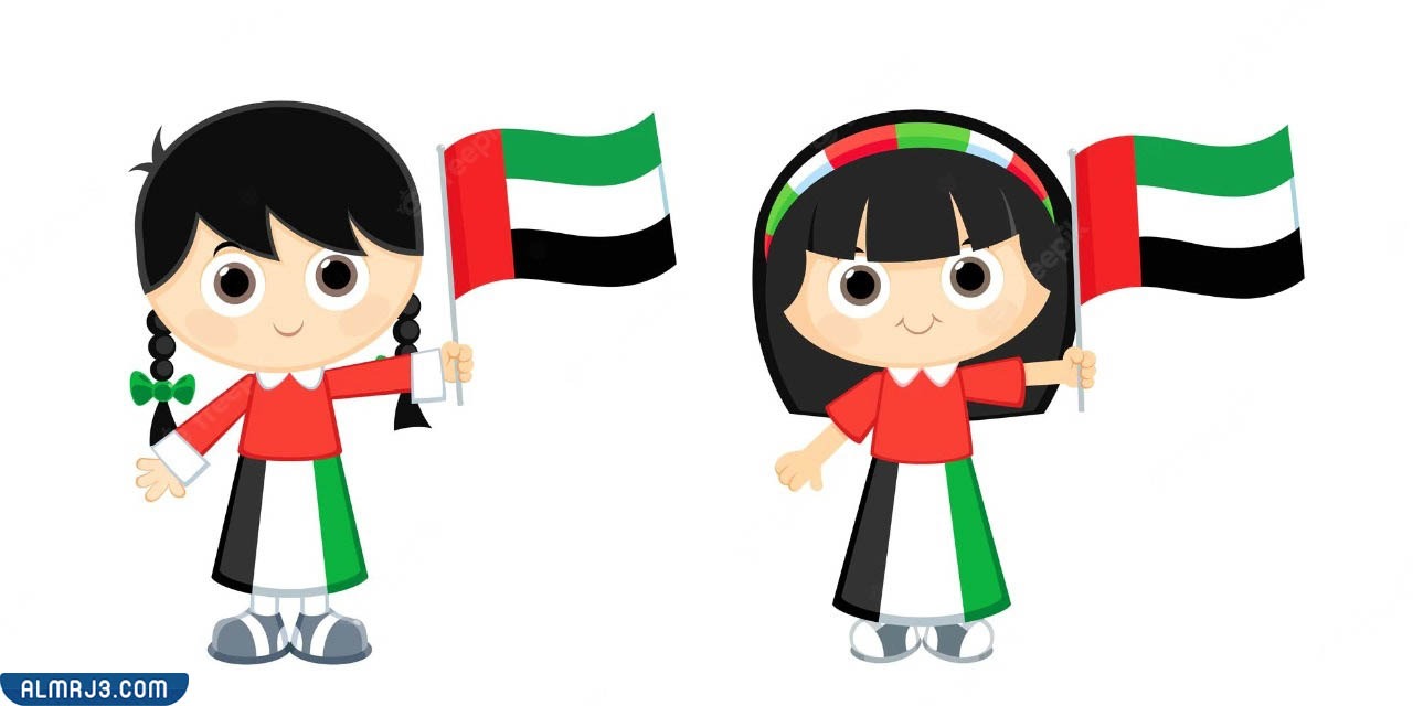 رسم عن يوم العلم سهل للتلوين جاهز للطباعة