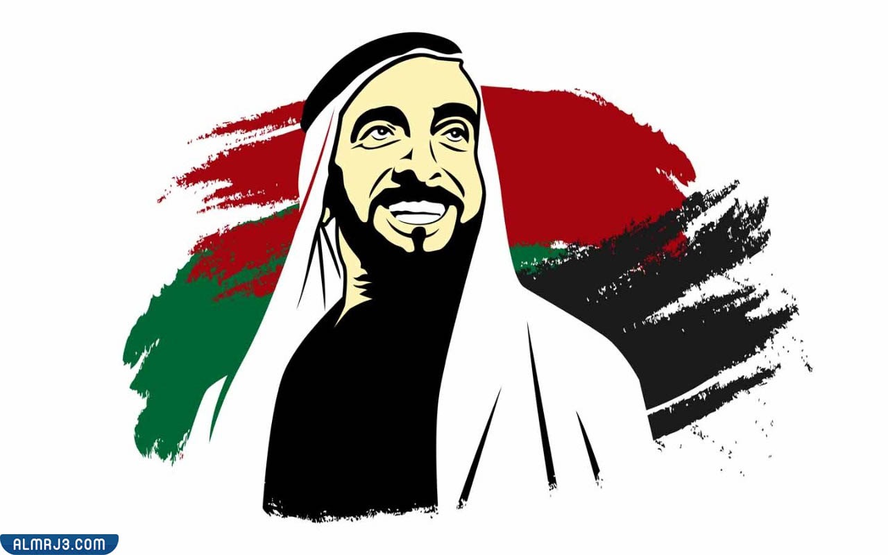 رسم عن يوم العلم سهل للتلوين جاهز للطباعة