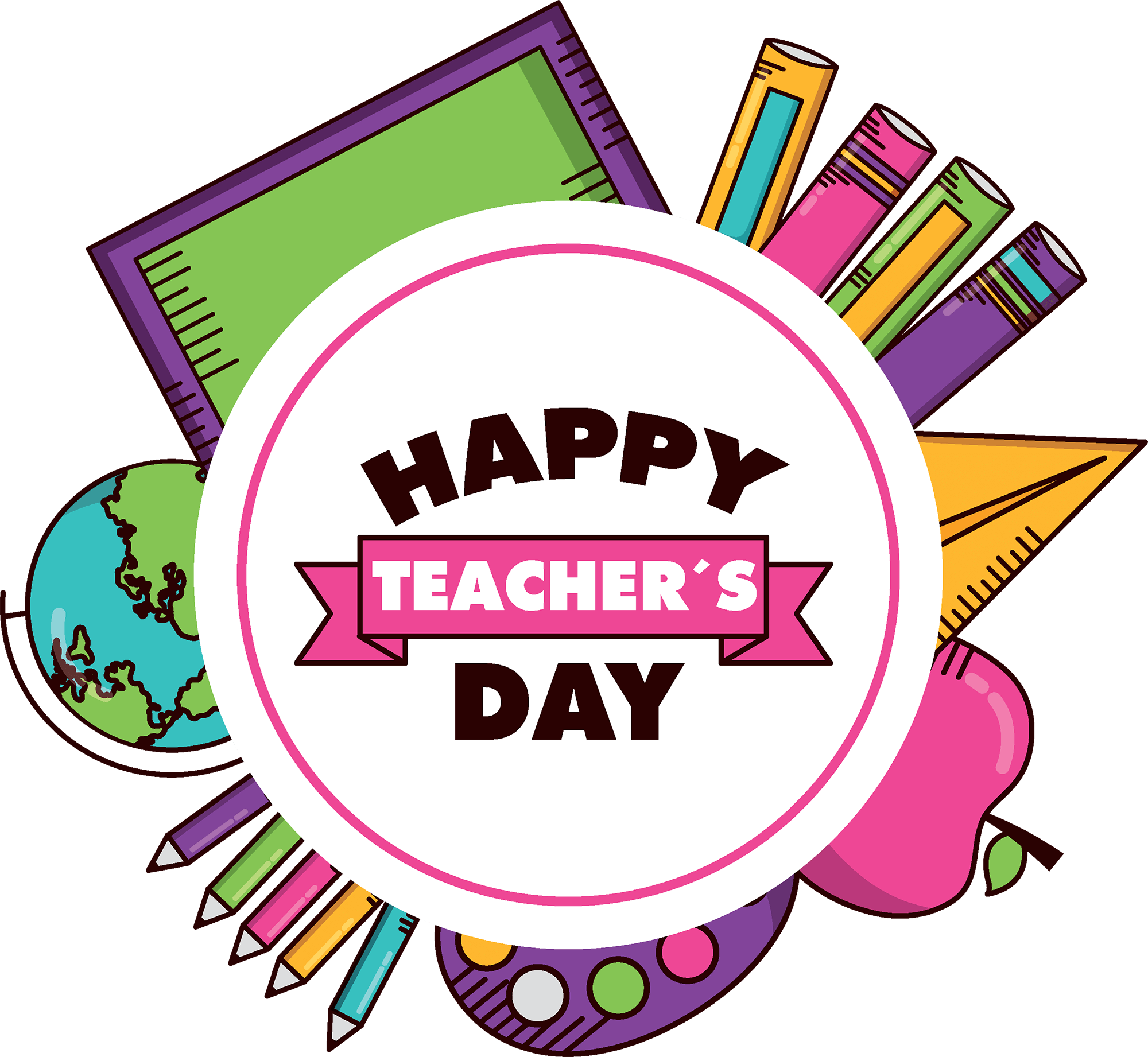 سكرابز يوم المعلم png بدون حقوق