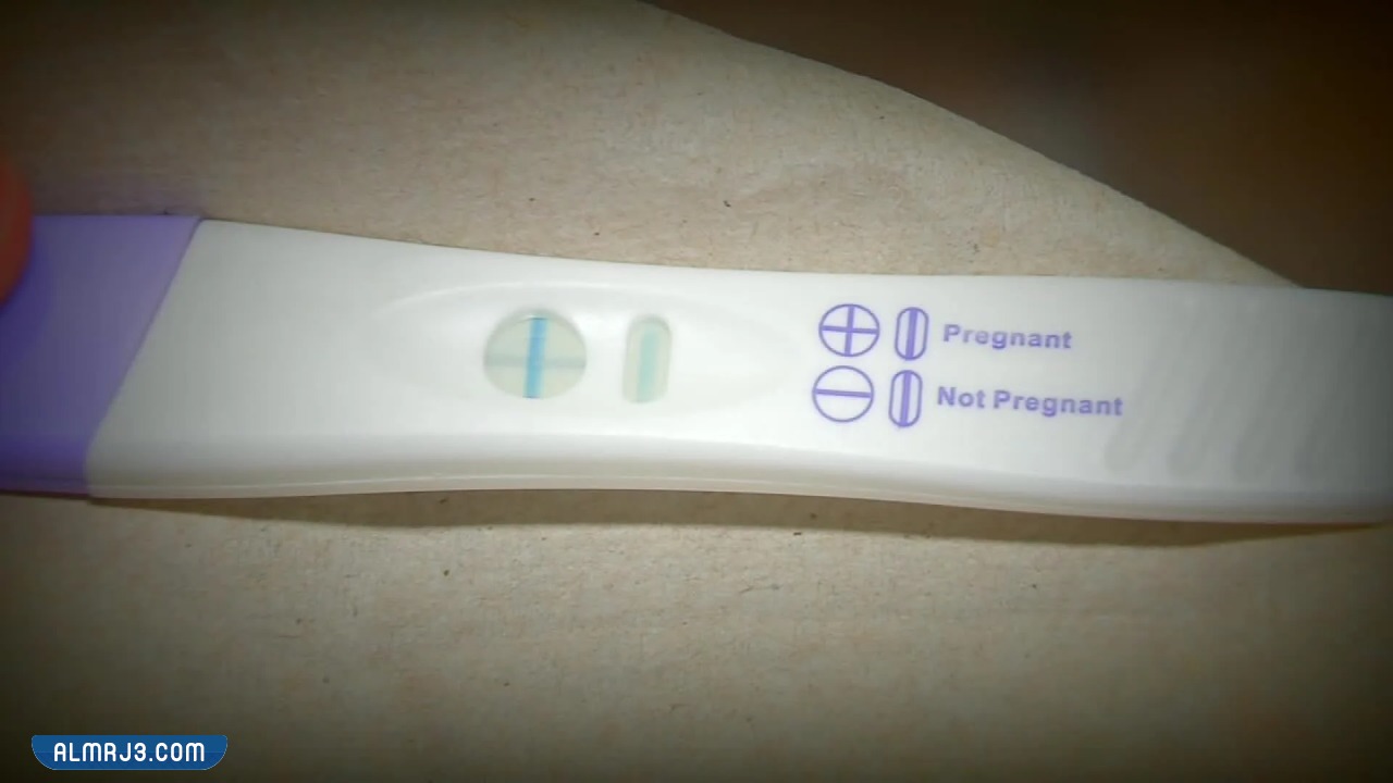 شكل اختبار الحمل الغير رقمي الإيجابي بالعلامات
