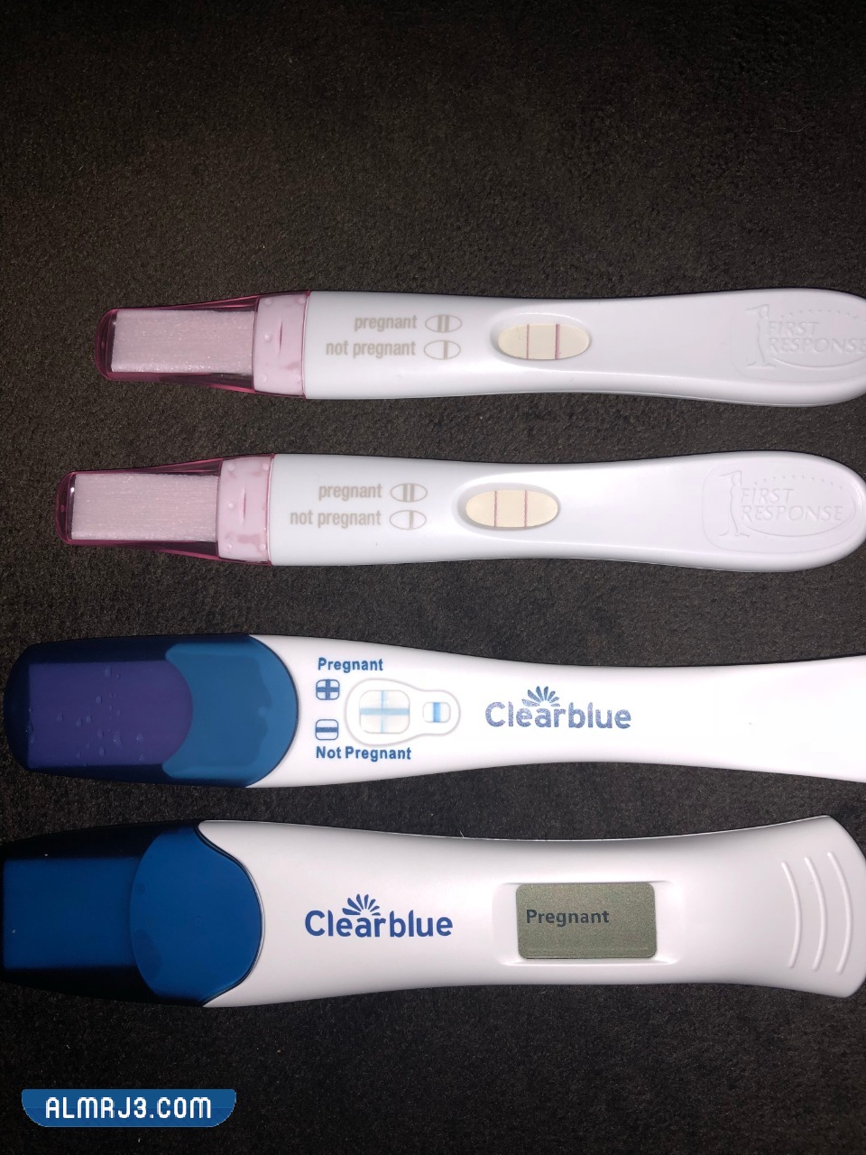 شكل نتيجة اختبار الحمل الإيجابية