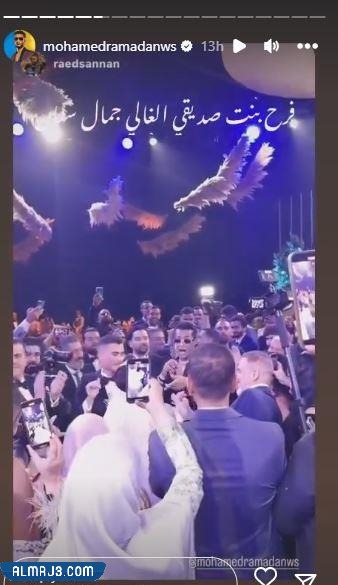 صور زفاف أمل جمال سنان