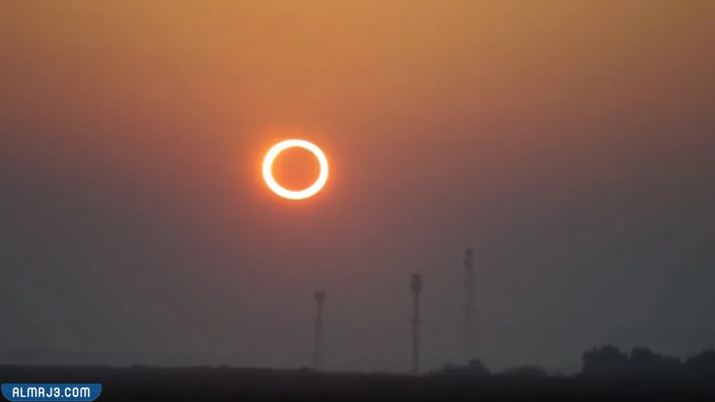صور كسوف الشمس في السعودية