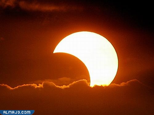 صوره كسوف الشمس واضحة بجودة عالية