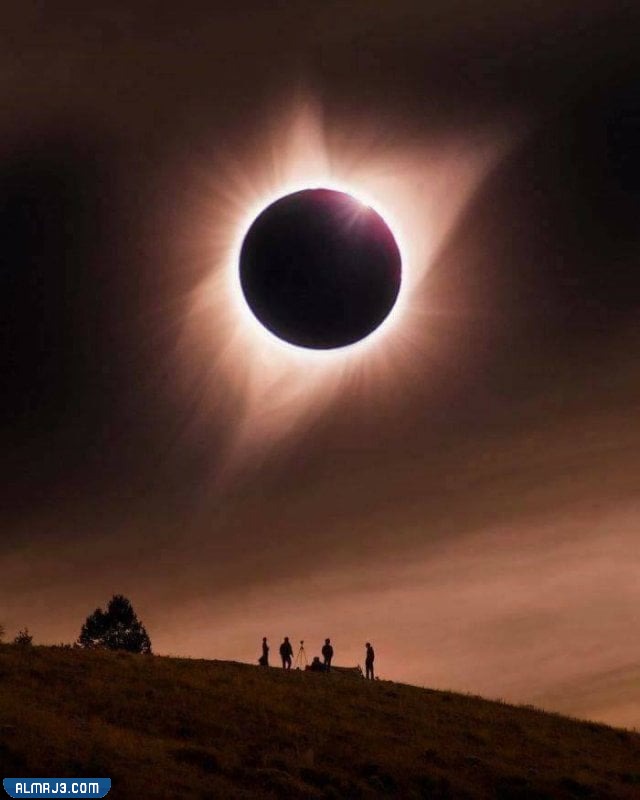 صوره كسوف الشمس واضحة بجودة عالية