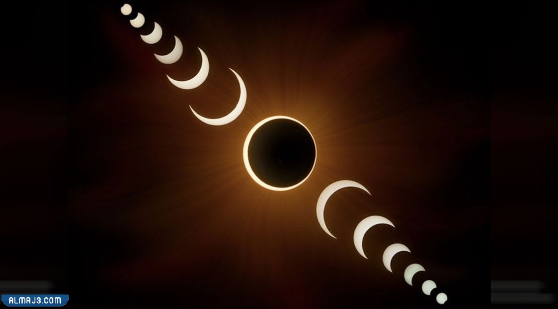 صوره كسوف الشمس واضحة بجودة عالية