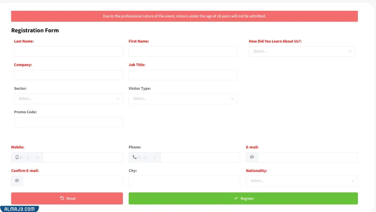طريقة التسجيل في المعرض الزراعي السعودي 2022