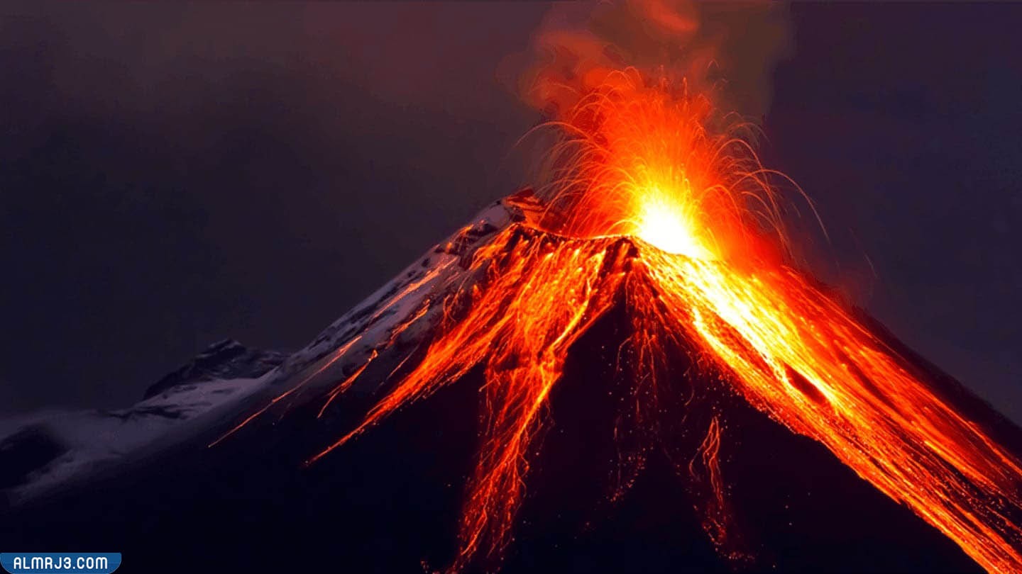 طريقة تشكل البراكين