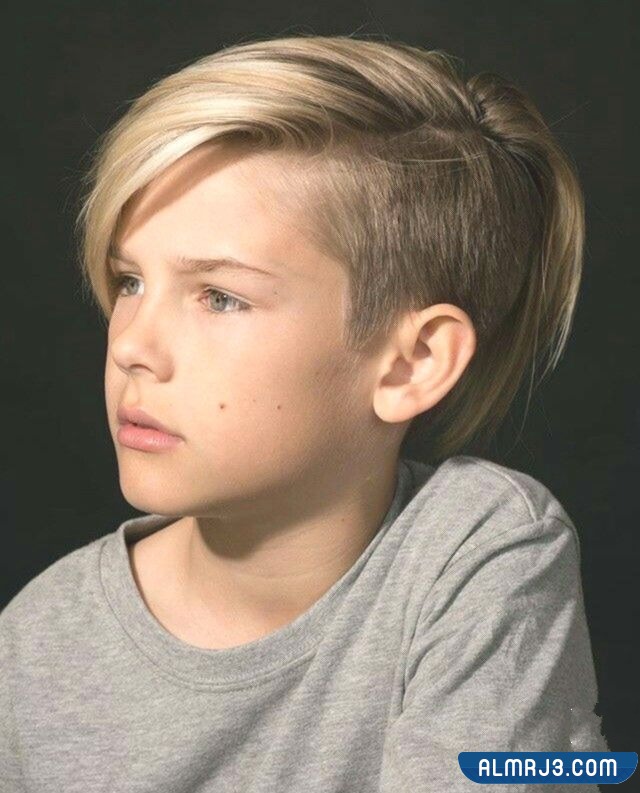 قصات شعر اطفال اولاد طويل 2023