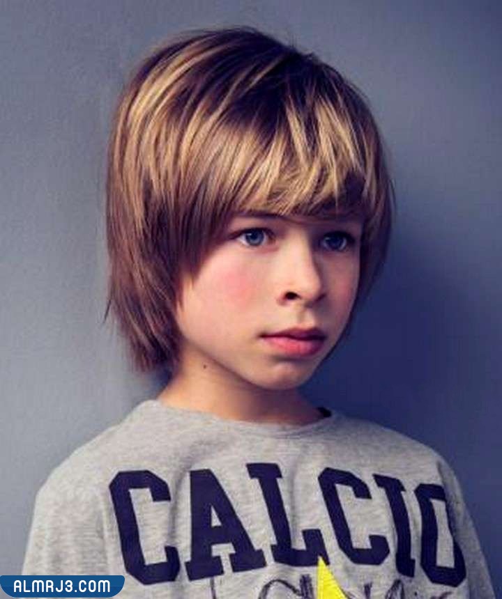 قصات شعر اطفال اولاد طويل 2023