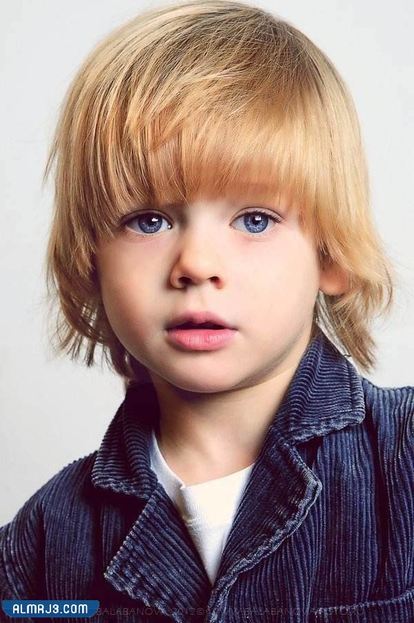 قصات شعر اطفال اولاد طويل 2023