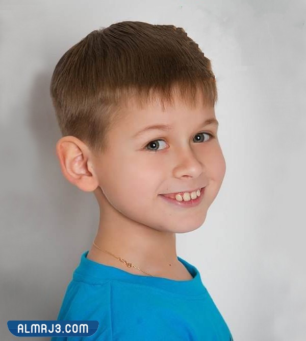 قصات شعر قصير على الموضة للأطفال الذكور