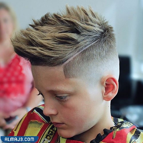 قصات شعر مدرج على الموضة للأطفال الذكور