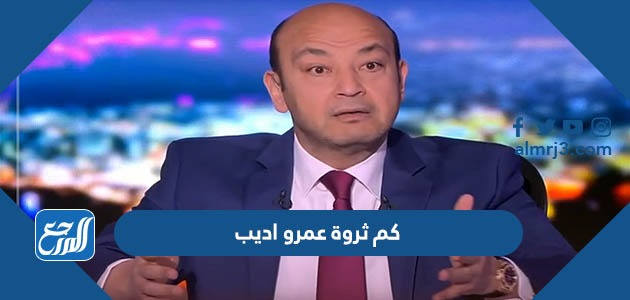 كم ثروة عمرو اديب