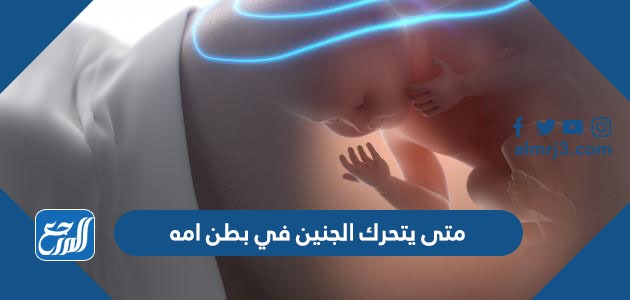 متى يتحرك الجنين في بطن امه