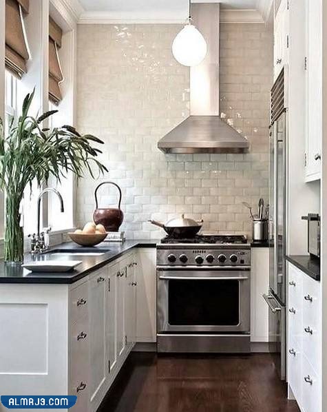 أشكال تصميمات مطابخ على شكل مستطيل بالصور
