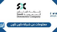 معلومات عن شركة داون تاون السعودية