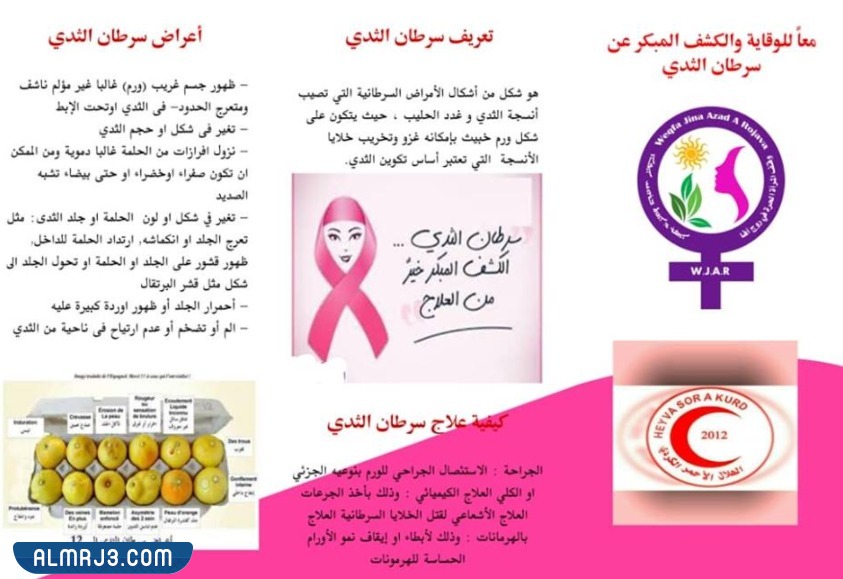 منشورات عن سرطان الثدي
