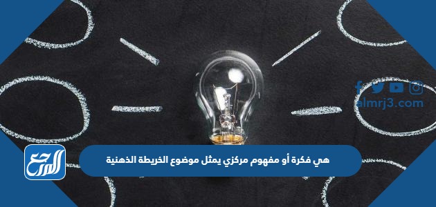 هي فكرة أو مفهوم مركزي يمثل موضوع الخريطة الذهنية