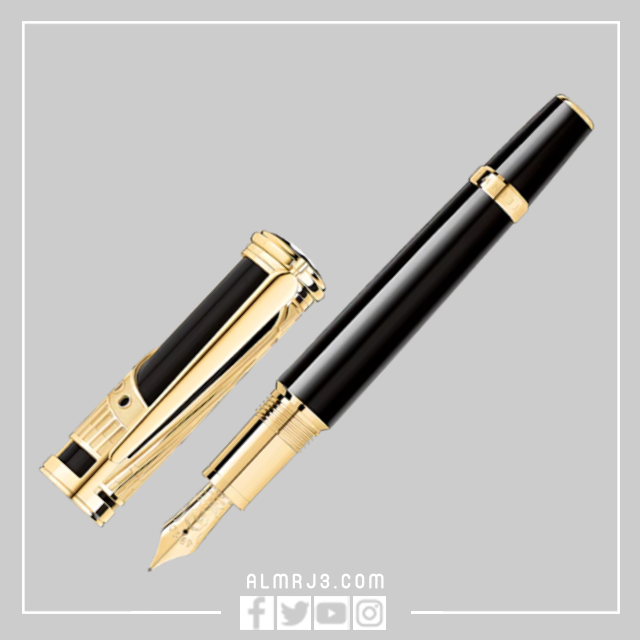 قلم مونت بلانك ذهبي