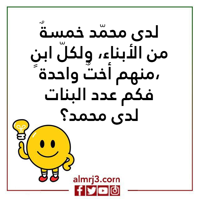 اسئلة ذكاء رياضيات بالصور