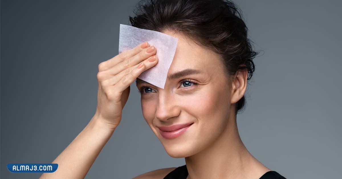 اختبار الورق لتحديد نوع البشرة