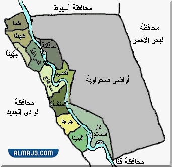 اين تقع اخميم على الخريطة