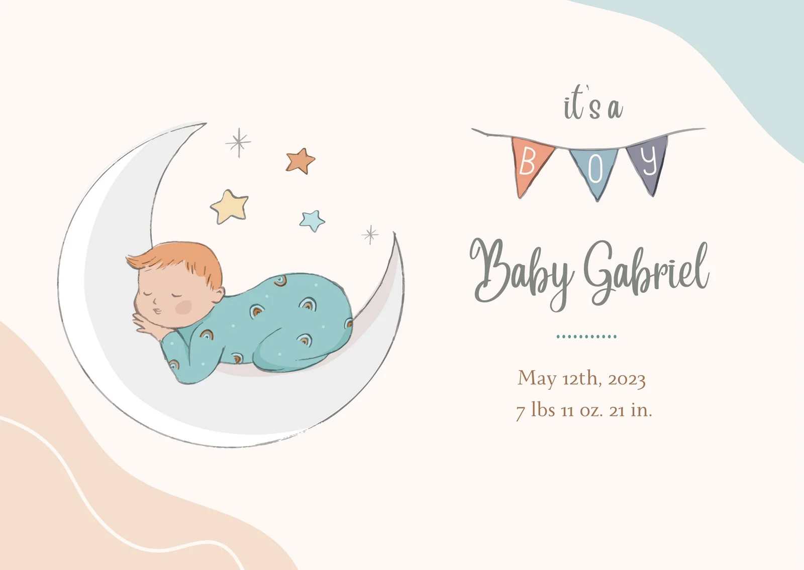 ثيمات مواليد اولاد فارغه للتصميم جاهز للطباعة