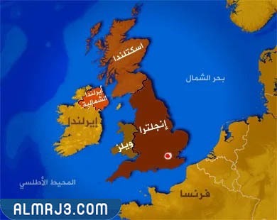 دولة ويلز اين تقع على الخريطة