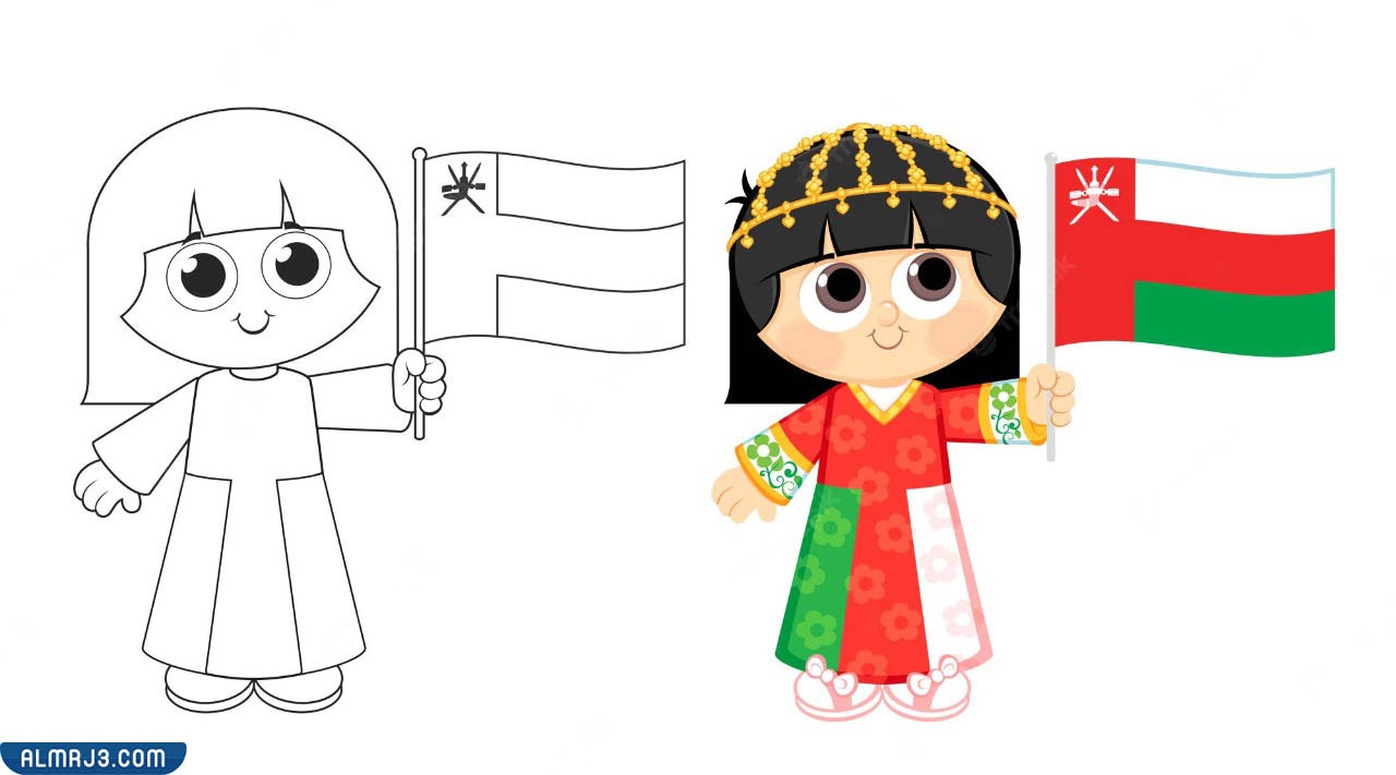 رسومات عن العيد الوطني في عمان 2023 مميزة جدا