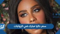 كم سعر داليا مبارك في الزواجات