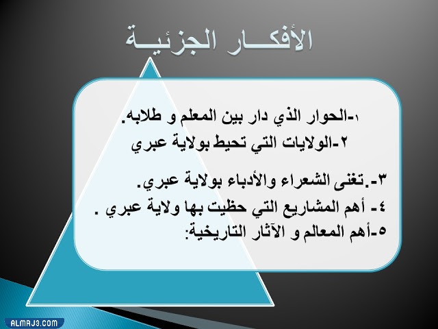 شرح درس معلم من بلادي للصف الثامن