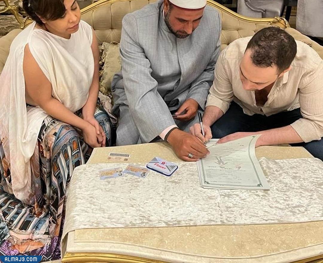 صور كتب كتاب شيرين عبد الوهاب