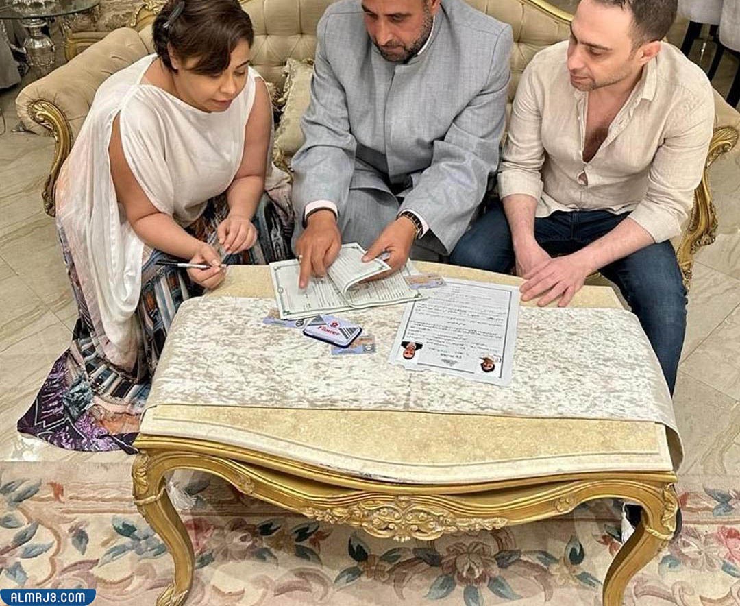 صور كتب كتاب شيرين عبد الوهاب