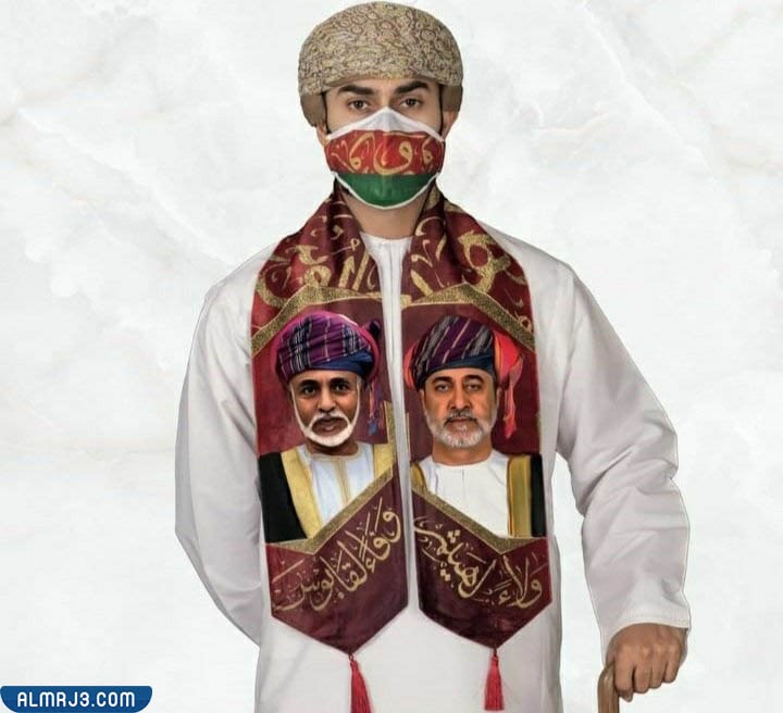 صور وشاح العيد الوطني العماني