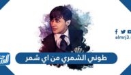 طوني الشمري من اي شمر