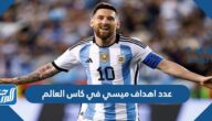 كم عدد أهداف ميسي في كاس العالم 2022