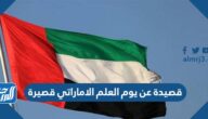 قصيدة عن يوم العلم الاماراتي قصيرة