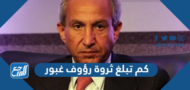 كم تبلغ ثروة رؤوف غبور