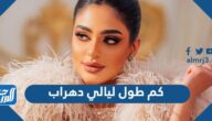 كم طول ووزن ليالي دهراب كم طول ووزن ليالي دهراب