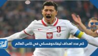 كم عدد اهداف ليفاندوفسكي في كاس العالم 2022
