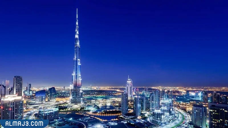 صور برج خليفة ليلاً