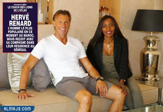 من هي زوجة المدرب هيرفي رونار ويكيبيديا