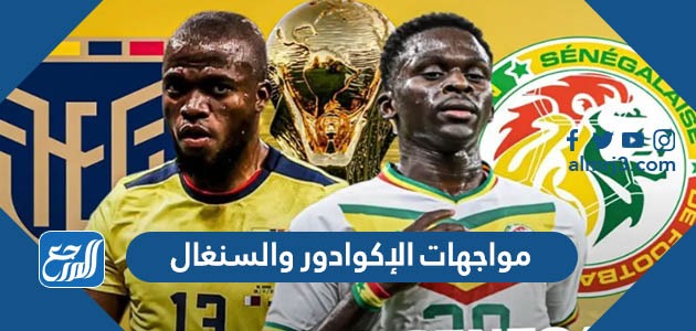 مواجهات الإكوادور والسنغال