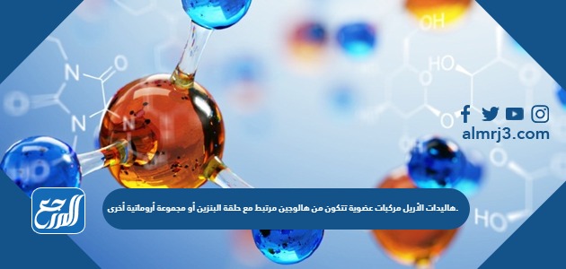 هاليدات الأريل مركبات عضوية تتكون من هالوجين مرتبط مع حلقة البنزين أو مجموعة أروماتية أخرى.